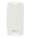 TBZ Flip Case Cover For Motorola Moto E XT1022 - White