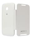 TBZ Flip Case Cover For Motorola Moto E XT1022 - White