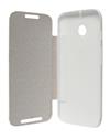 TBZ Flip Case Cover For Motorola Moto E XT1022 - White